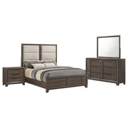 Farre 4-piece Queen Bedroom Set Dark Brown - 225321Q-S4