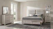Farre 4-piece Queen Bedroom Set Washed Grey - 225110Q-S4