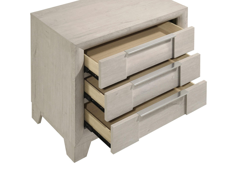 Farre 4-piece Queen Bedroom Set Washed Grey - 225111Q-S4