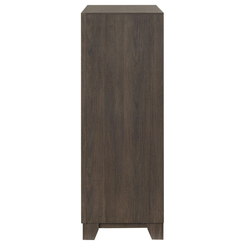 Farre 5-drawer Chest of Drawers Dark Brown - 225325