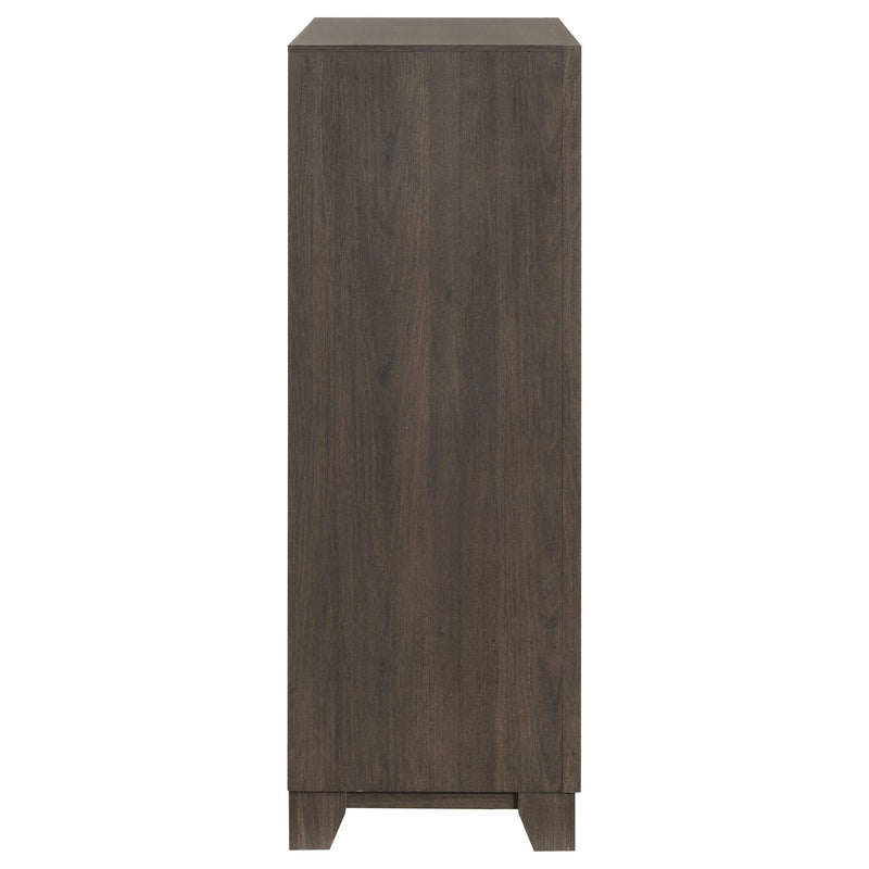 Farre 5-drawer Chest of Drawers Dark Brown - 225325