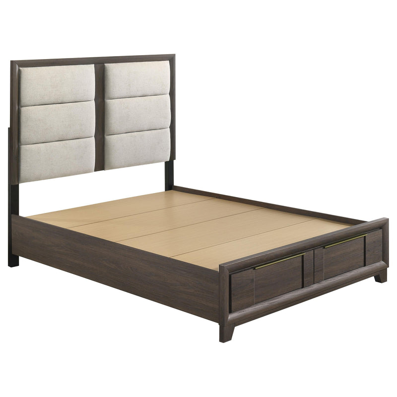 Farre 5-piece Eastern King Storage Bedroom Set Dark Brown - 225320KE-S5