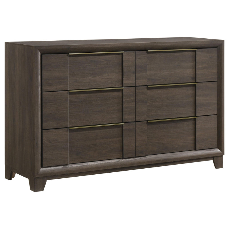 Farre 5-piece Eastern King Storage Bedroom Set Dark Brown - 225320KE-S5