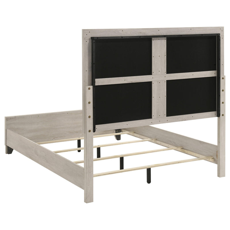 Farre 5-piece Queen Bedroom Set Washed Grey - 225111Q-S5