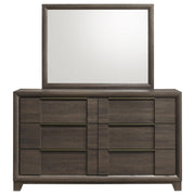 Farre 6-drawer Dresser with Mirror Dark Brown - 225323M