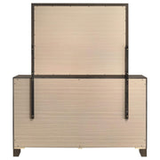 Farre 6-drawer Dresser with Mirror Dark Brown - 225323M