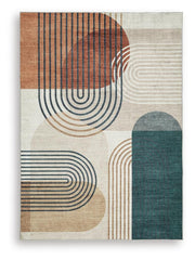 Farrendale Multi Washable 8' x 10' Area Rug - R407381