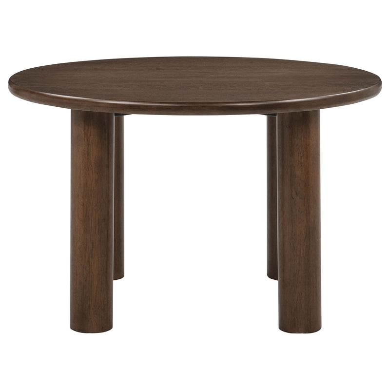 Faulkner 5-piece 48-inch Round Dining Set Cream - 115600-S5A