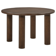 Faulkner 5-piece 48-inch Round Dining Set Cream - 115600-S5A