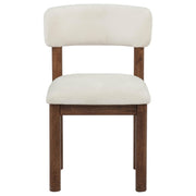 Faulkner 5-piece 48-inch Round Dining Set Cream - 115600-S5A