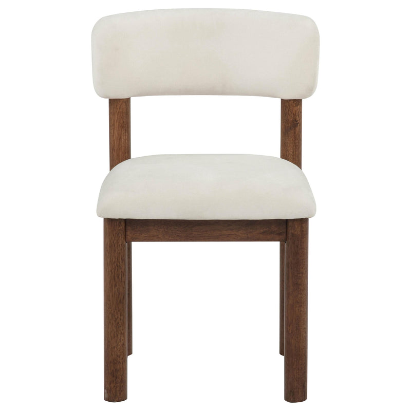 Faulkner 5-piece 48-inch Round Dining Set Cream - 115600-S5A