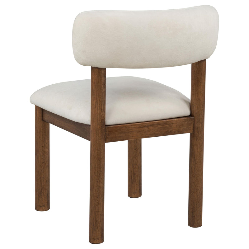 Faulkner 5-piece 48-inch Round Dining Set Cream - 115600-S5A