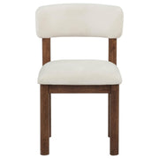 Faulkner Upholstered Dining Side Chair Cream (Set of 2) - 115602CRM