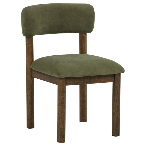 Faulkner Upholstered Dining Side Chair Moss Green (Set of 2) - 115602MOS