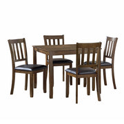 Faust Charcoal Brown 5 - Piece Dining Set - DMV FurnitureDining Room Set