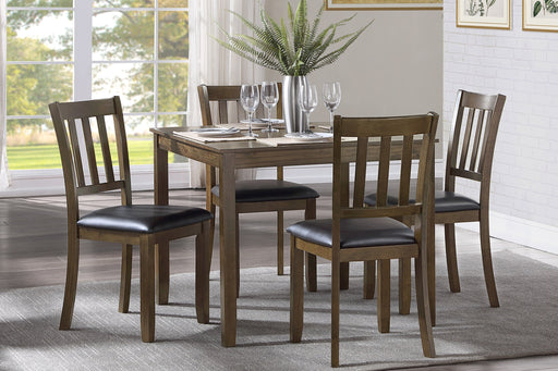 Faust Charcoal Brown 5 - Piece Dining Set - DMV FurnitureDining Room Set