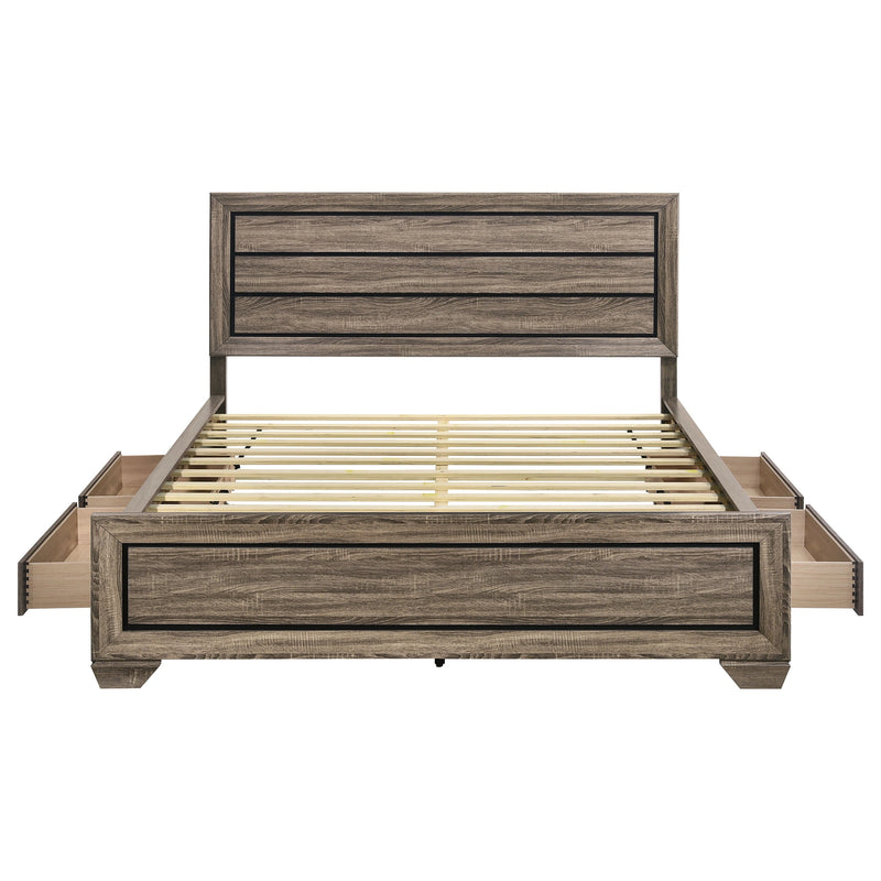 Kauffman Panel Platform Storage Bed