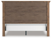 Feddinger California King Panel Bed with Dresser in Medium Brown - PKG022330