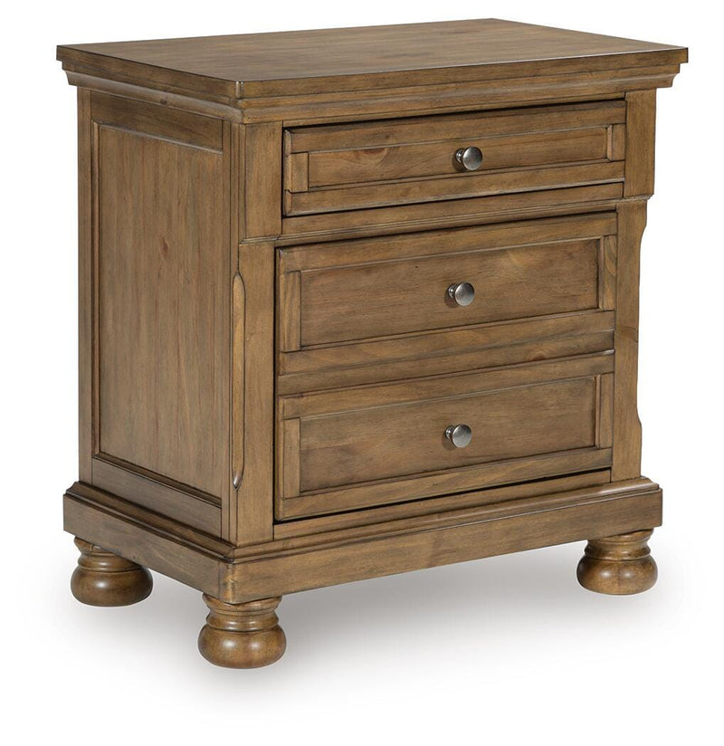 Feddinger Medium Brown Nightstand - PCB779-92