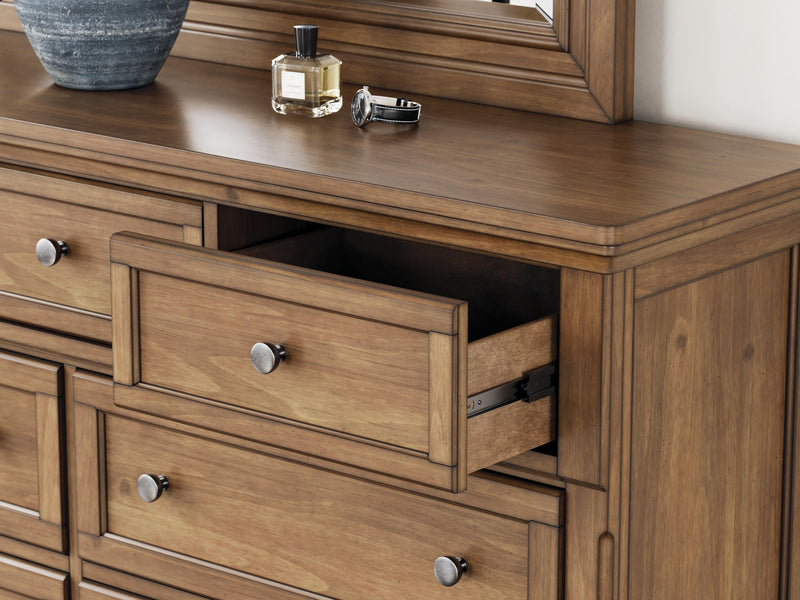 Feddinger Queen Panel Bed, Dresser and Mirror - PCB779B3