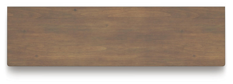 Feddinger Queen Panel Bed with Dresser in Medium Brown - PKG022306