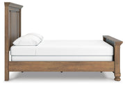 Feddinger Queen Panel Bed with Dresser in Medium Brown - PKG022306