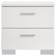 Felicity 4-piece Queen Bedroom Set White High Gloss - 203500Q-S4