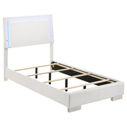 Felicity 4-piece Twin Bedroom Set White High Gloss - 203500T-S4