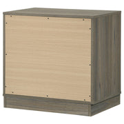 Fenwick 2-drawer Nightstand Bedside Table Grey Oak - 224982