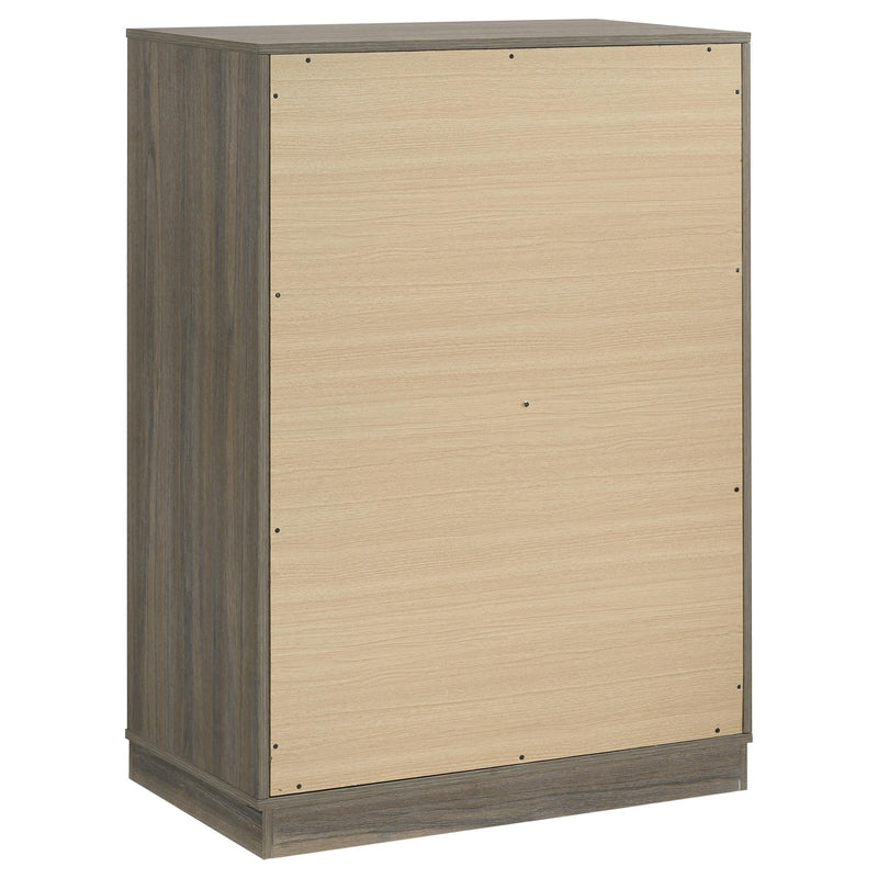 Fenwick 5-piece Eastern King Bedroom Set Grey Oak - 224981KE-S5