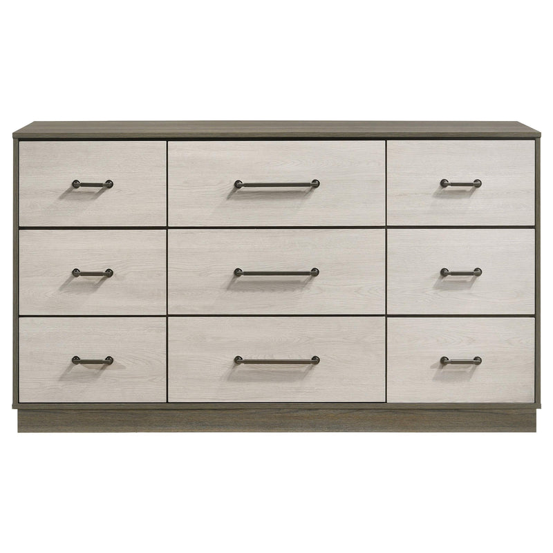Fenwick 9-drawer Dresser Grey Oak - 224983
