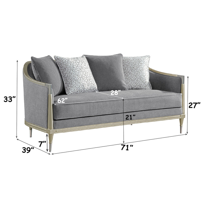 Fernando Loveseat w/4 Pillows - LV04821