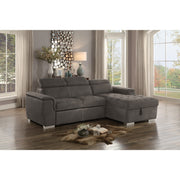 Ferriday Taupe Storage Sleeper Sectional - DMV FurnitureSleeper Sectional