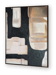 Feyville Black/Brown/Cream Wall Art - A8000515