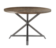 Fideo Brown/Gray Round Dining Set - DMV FurnitureDining Room Set