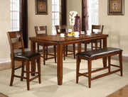 Figaro Brown Counter Height Set - DMV FurnitureCounter Height Set