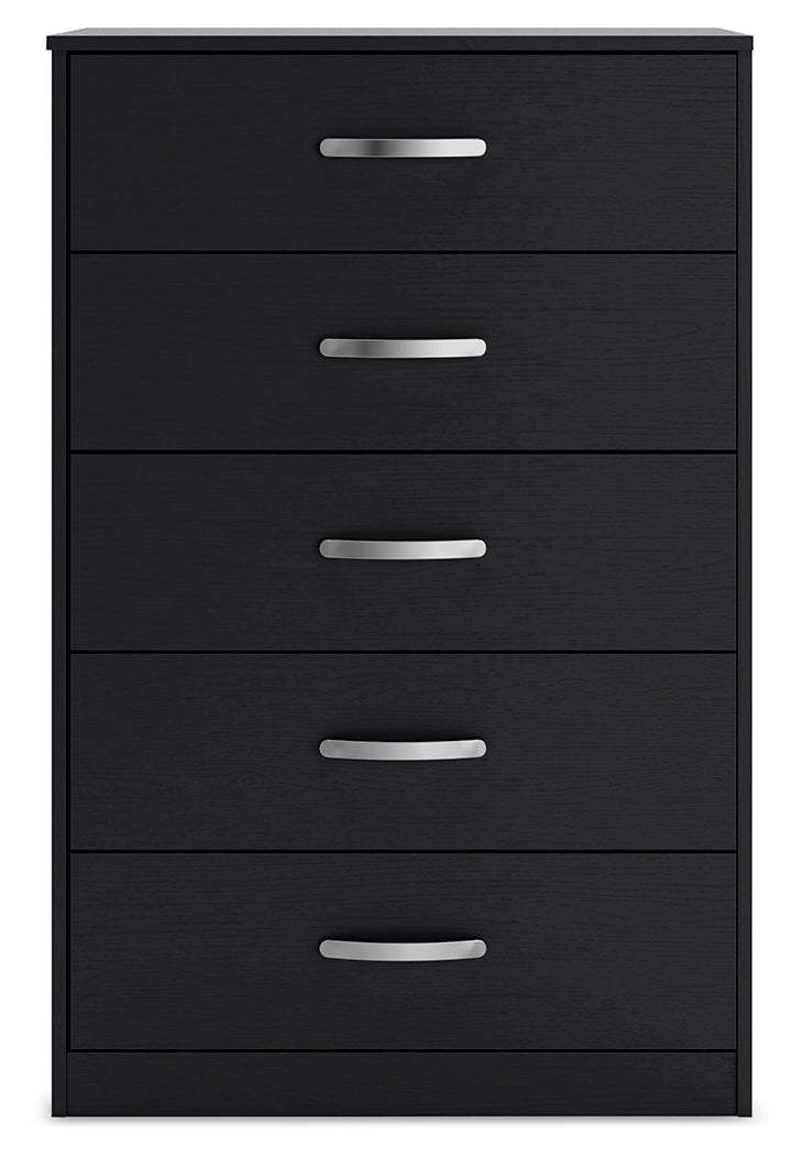 Finch Black Platform Bedroom Set from Ashley - DMV Furniture