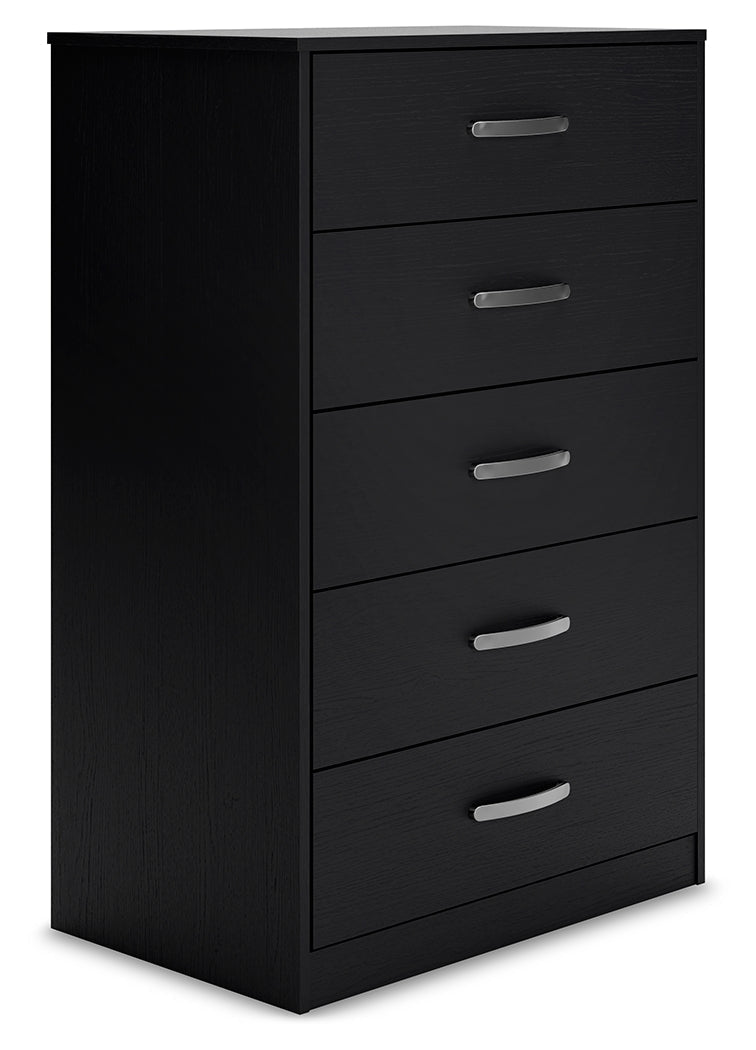 Finch Black Platform Bedroom Set from Ashley - DMV Furniture