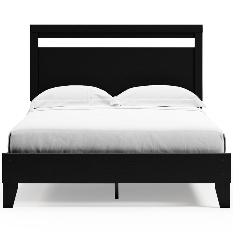 Finch Black Platform Bedroom Set from Ashley - DMV Furniture