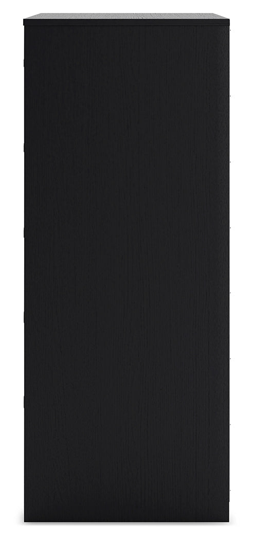 Finch Black Platform Bedroom Set from Ashley - DMV Furniture