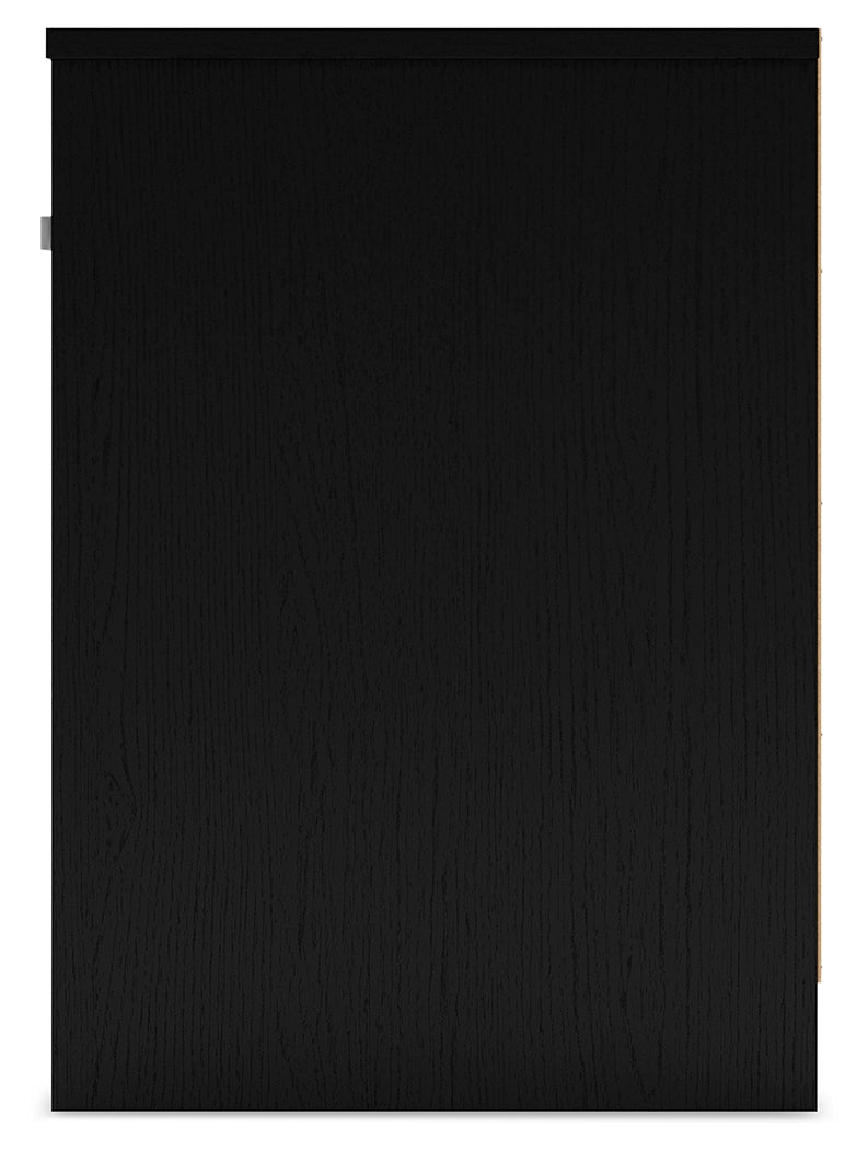 Finch Black Platform Bedroom Set from Ashley - DMV Furniture