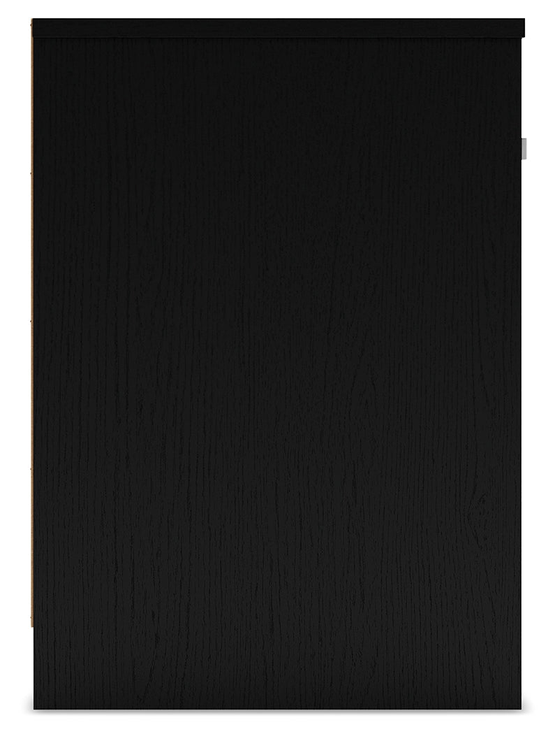 Finch Black Platform Bedroom Set from Ashley - DMV Furniture