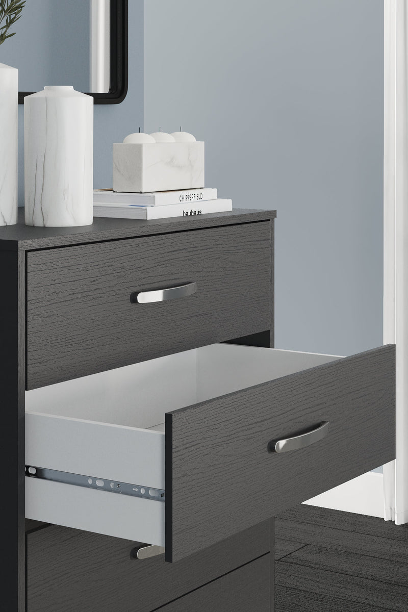 Finch Black Platform Bedroom Set from Ashley - DMV Furniture