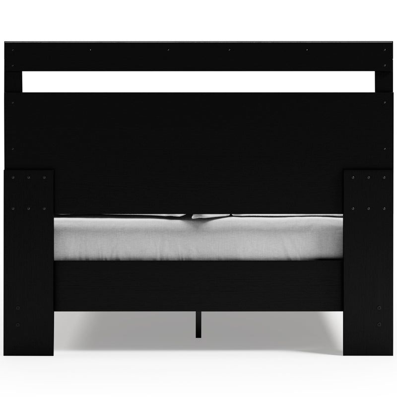 Finch Black Platform Bedroom Set from Ashley - DMV Furniture