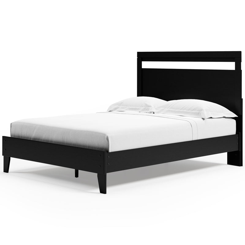 Finch Black Platform Bedroom Set from Ashley - DMV Furniture