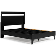 Finch Black Platform Bedroom Set from Ashley - DMV Furniture