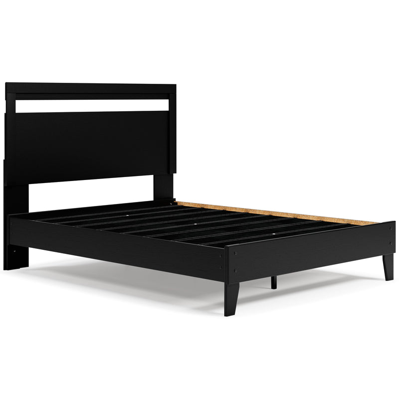 Finch Black Platform Bedroom Set from Ashley - DMV Furniture