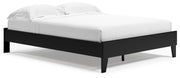 Finch Queen Platform Bed with Dresser in Black from Ashley - DMV Furniture
