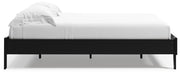 Finch Queen Platform Bed with Dresser in Black from Ashley - DMV Furniture