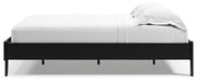 Finch Queen Platform Bed with Dresser in Black from Ashley - DMV Furniture